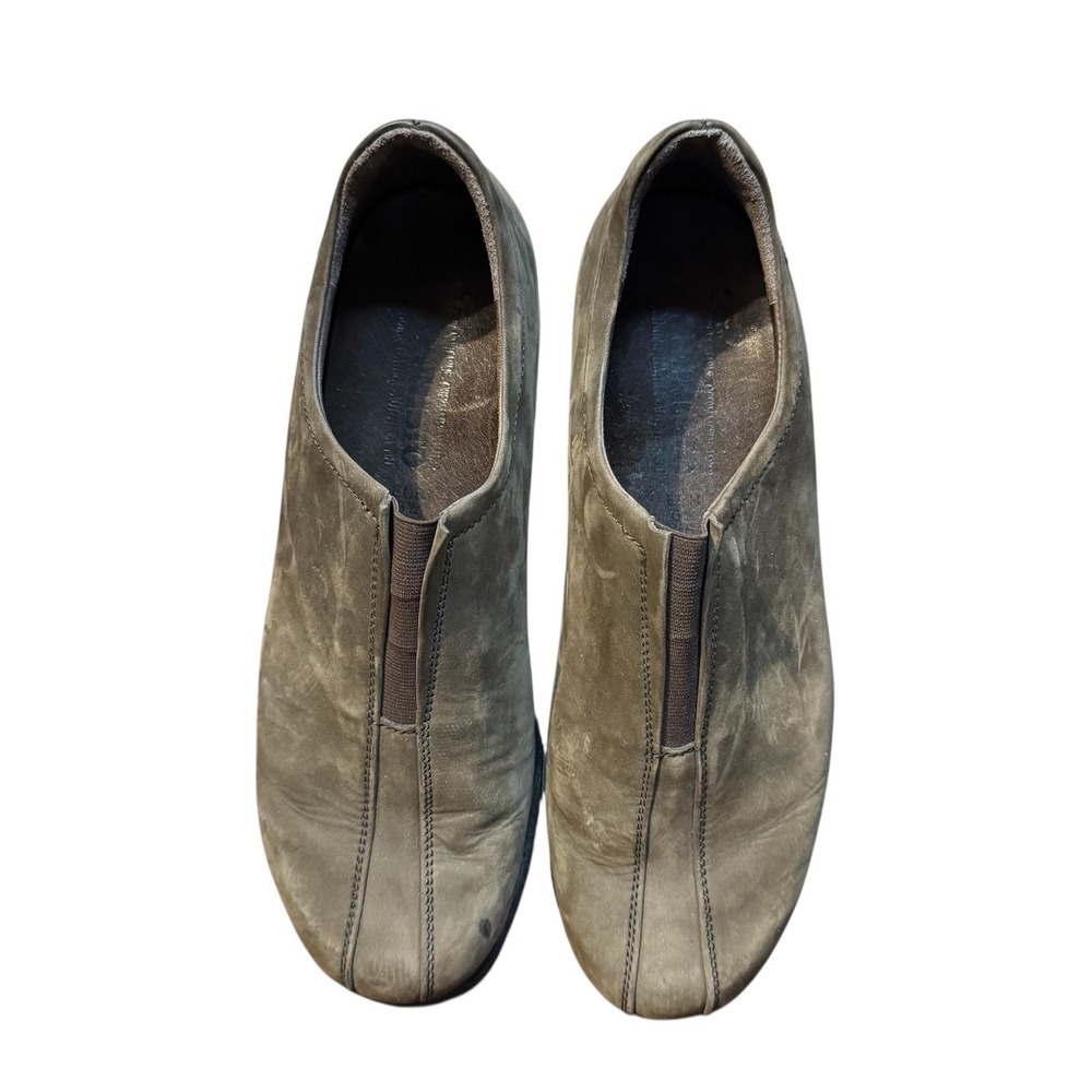 Mephisto Shoes Womens Size‎ 9 EU 42 Brown Nubuck Slip On Crepe Sole Comfort 3711